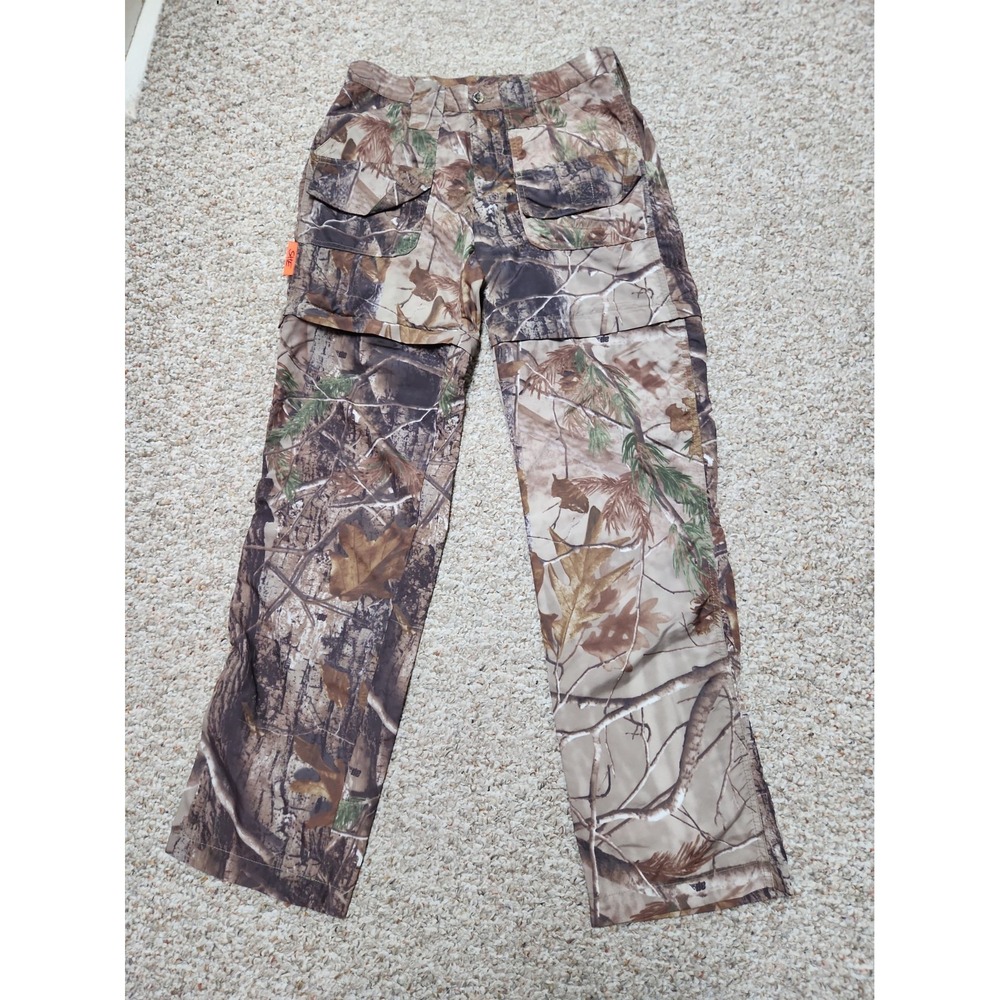 SHE Outdoor Women Camouflage Nylon Convertible Zip Off Cargo Pants 30x32 S